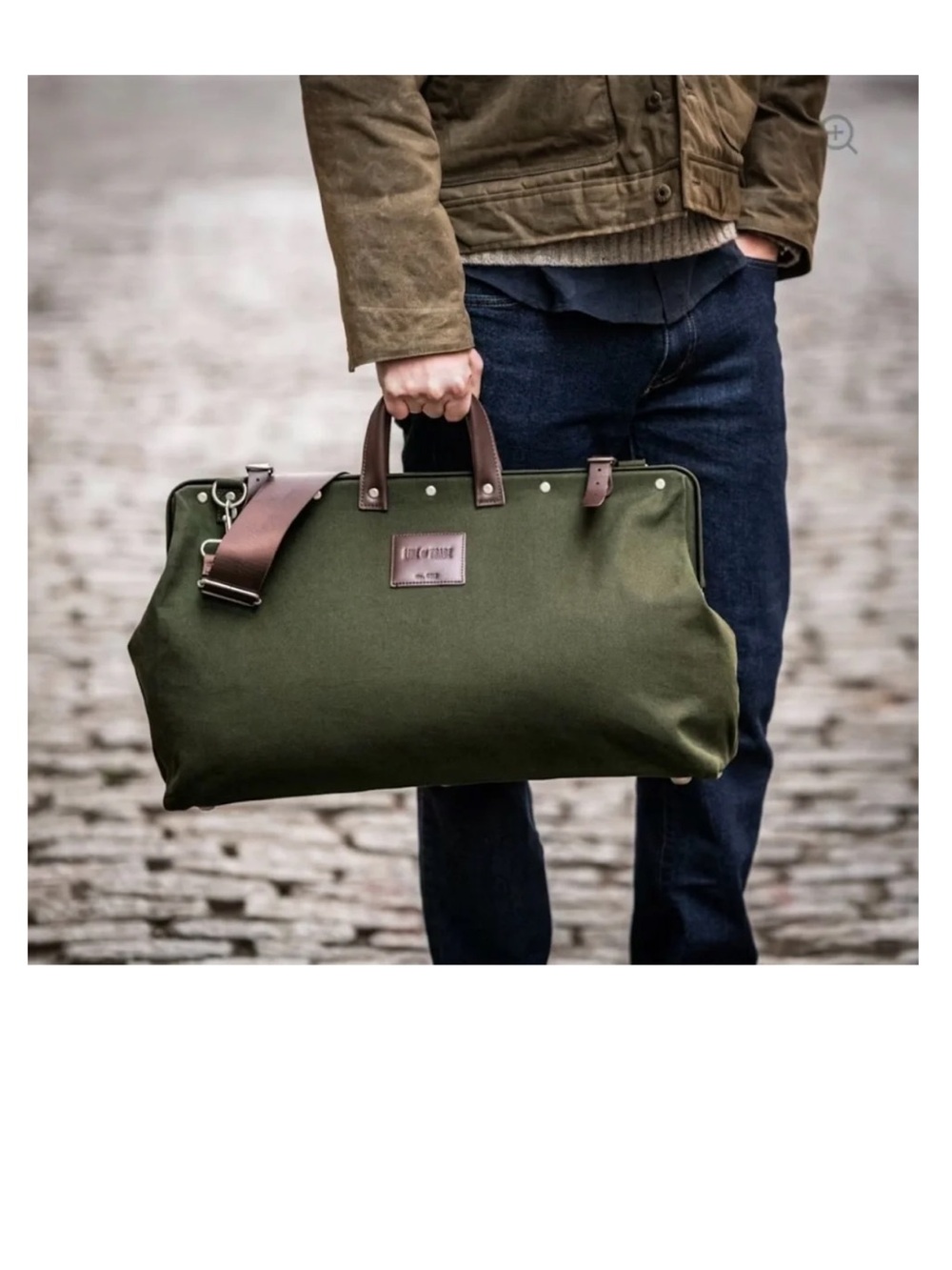 The Ultimate Rugged Carryall – Line of Trade Canvas Weekender (Olive Green)